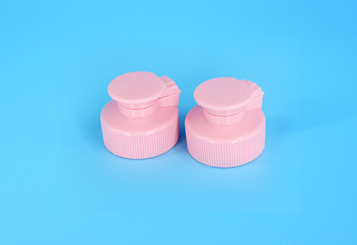 28/400 pink plastic flip top cap with ribbed 28/400 pink plastic flip top cap with ribbed
